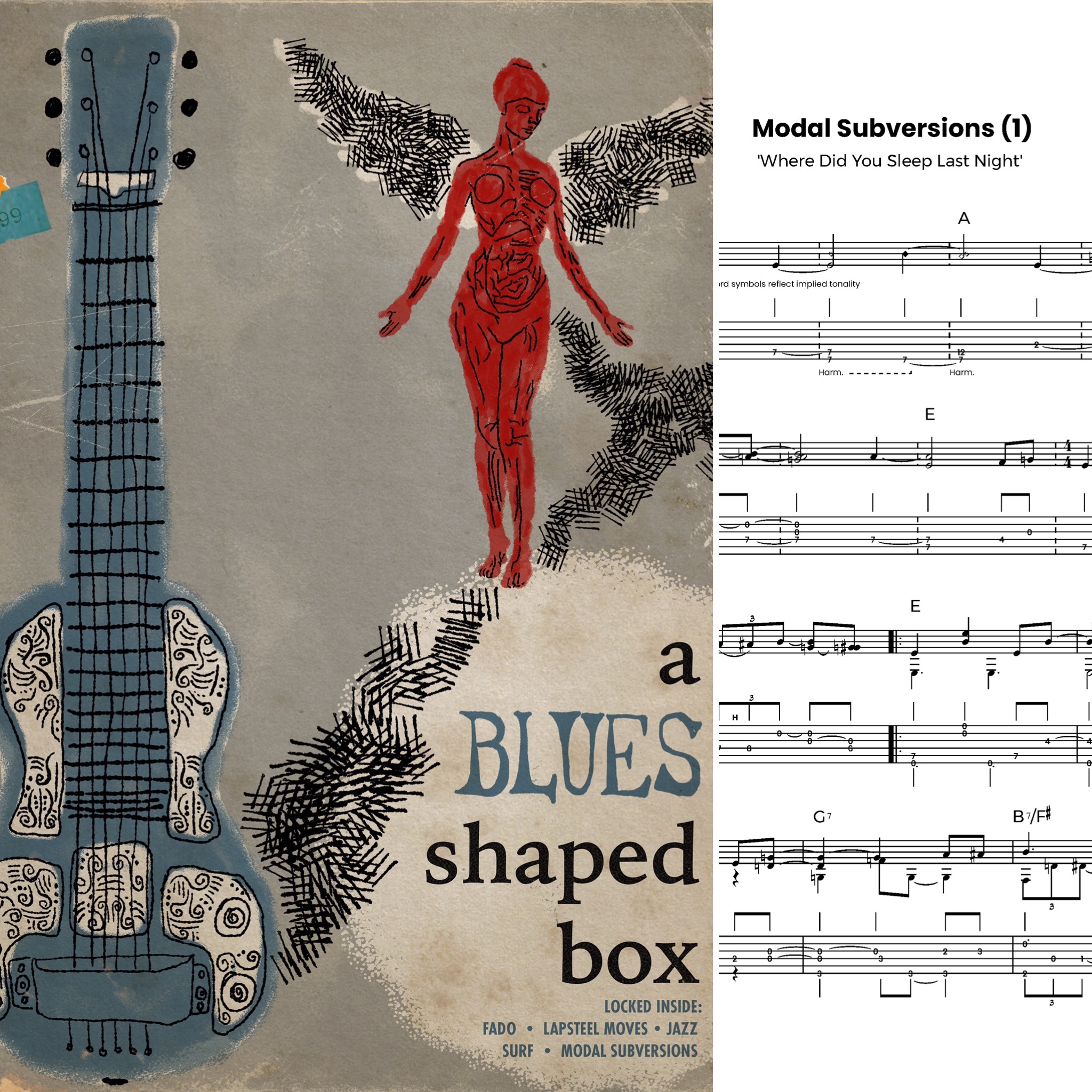 A Blues-shaped Box