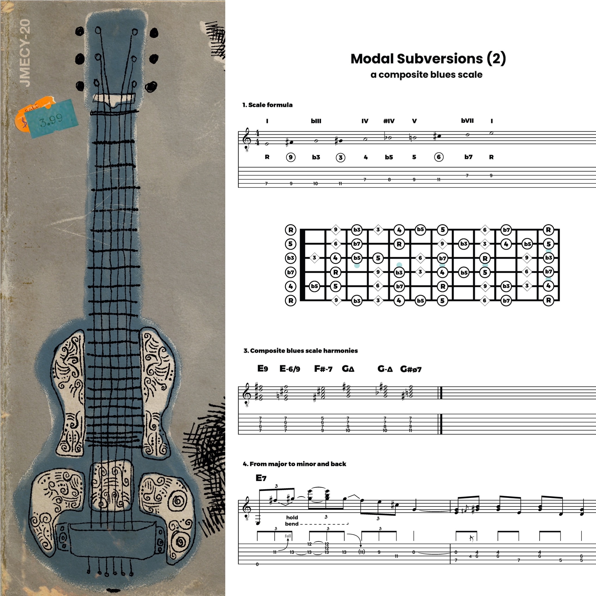 Modal Subversions (2) a composite blues scale