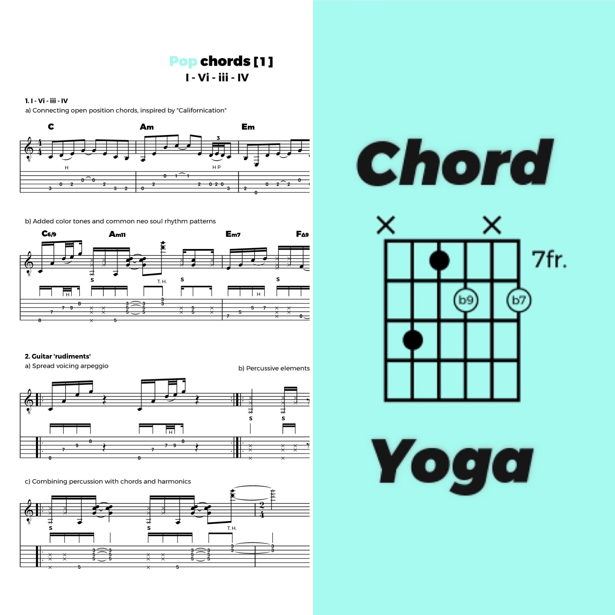 Pop Chords [1] I-Vi-iii-IV